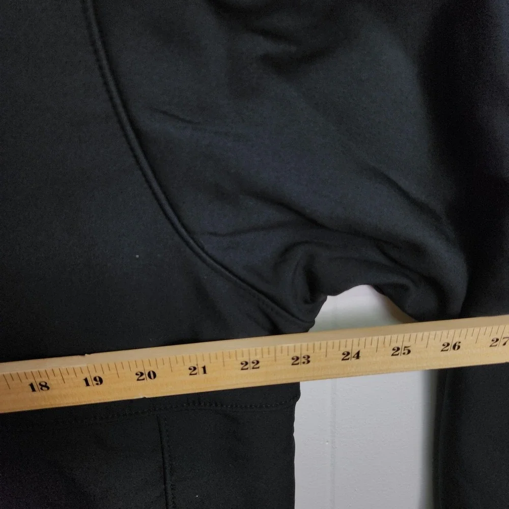 Columbia Jacket Mens Large Black Softshell Full Zip Outdoors‎ Windbreaker WM6004